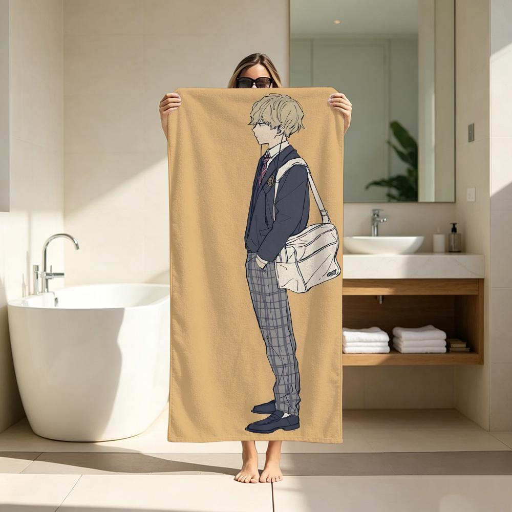 Anime C-Cool Doji D-Danshi Towel Microfiber soft Beach Towel for Travel Fitness Sauna Bathing Camping