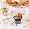 Cupcake Containers Stackable Reusable Carrier With Lid 20 Pieces Small Thick Cupcake Holders Box For Muffins Pastry Dessert