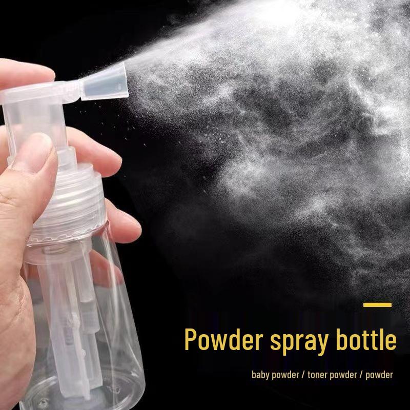 Refreshing Press-Type Powder Spray Bottle for Loose, Dry, Gold & Silver Powder