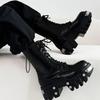 2025 Winter New Thick-soled High-top Locomotive Bulldozer Boots Men
