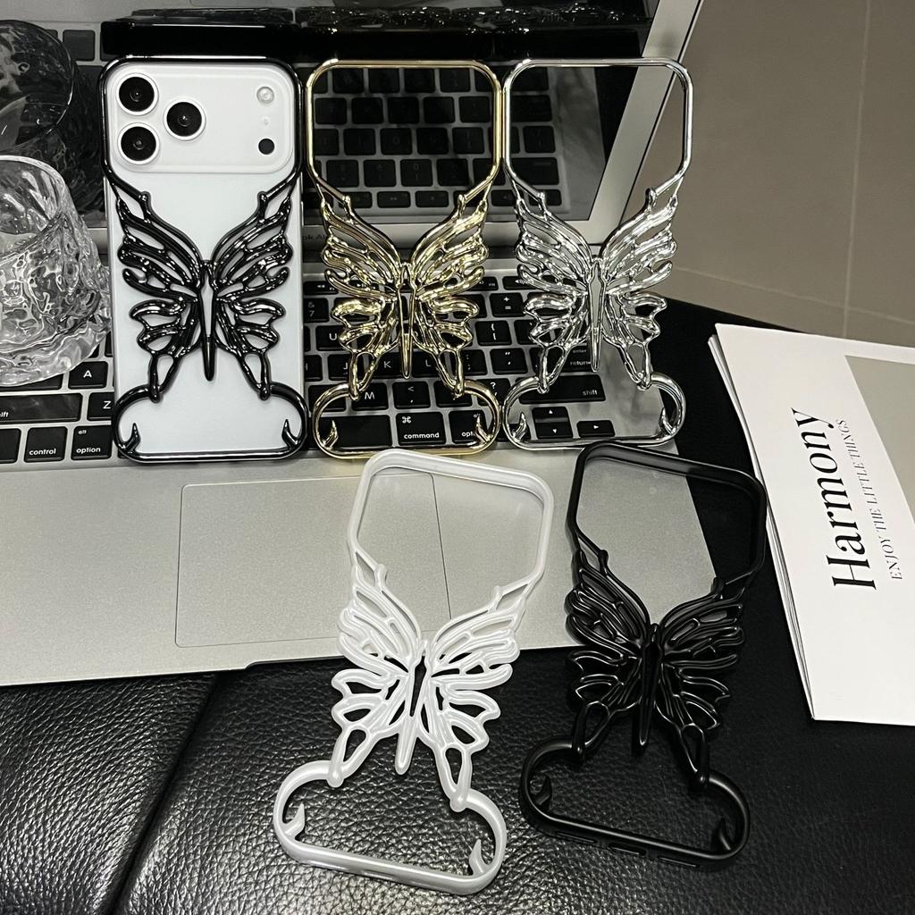 Electroplating borderless hollow butterfly iPhone11Promax mobile phone case is suitable for Apple 11 matte heat dissipation 11 soft