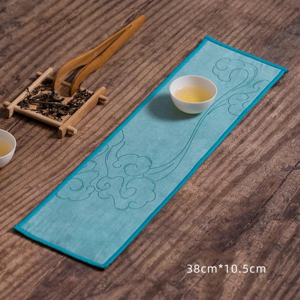 New Thickened Painted Tea Towel Absorbent Cotton Cleaning Cloth Tea Napkin Tea Ceremony