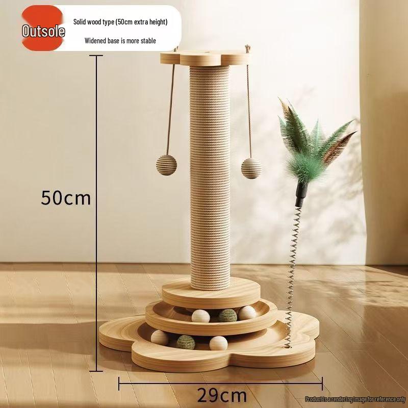 Cat Tree & Bed with Scratching Post and Sisal