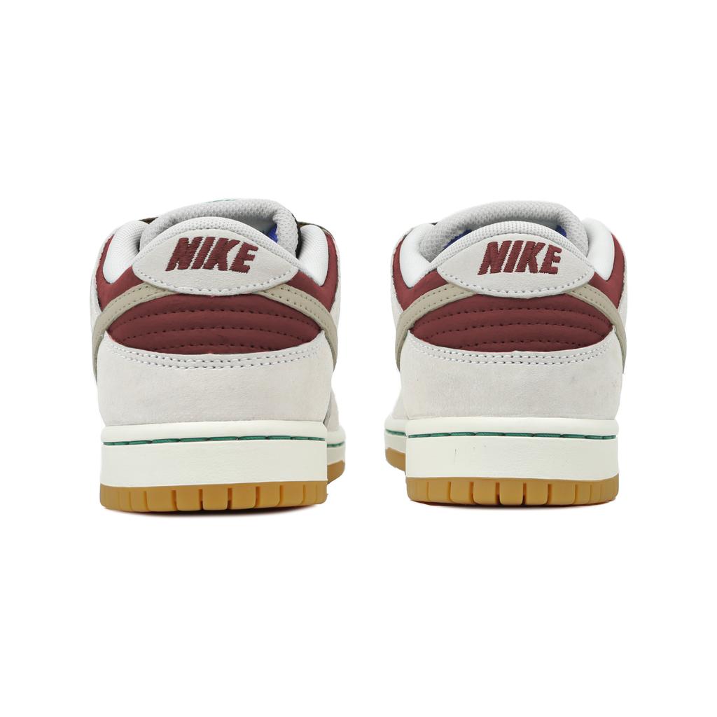 Nike Dunk SB Abrasion Resistant Abrasion Resistant Low top Skateboard Shoes Unisex White Red HF3704-001(Team4-)