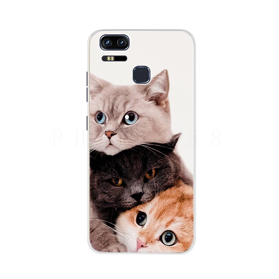 For Asus Zenfone 3 Zoom ZE553KL Case Zenfone Zoom S Z01HD Z01HDA Silicone Soft TPU Phone Back Cover Cases For Asus ZE553KL Funda