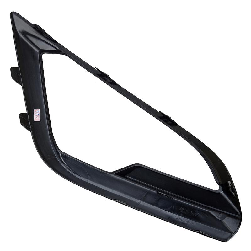 1 Pair Car Front Left & Right Bumper Fog Light Cover Frame Bezel Fit for Ford EcoSport 2018 2019 2020 2021 Black Plastic