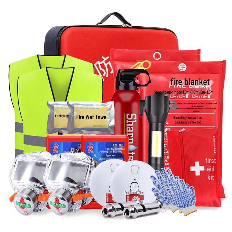 Professional 2-Person Home Fire Escape & Rescue Kit