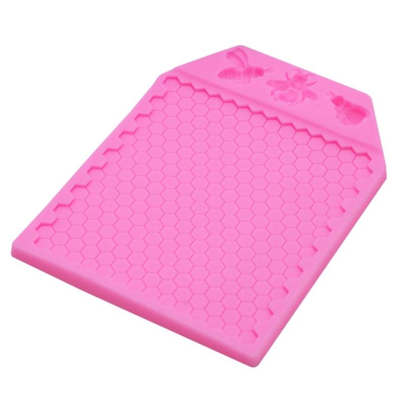 Unique Bee-Beehive Silicone Mold Cute Honeycomb-Chocolate Fondant Molds Homemade-Chocolate-Cupcake Mold DIY Tool