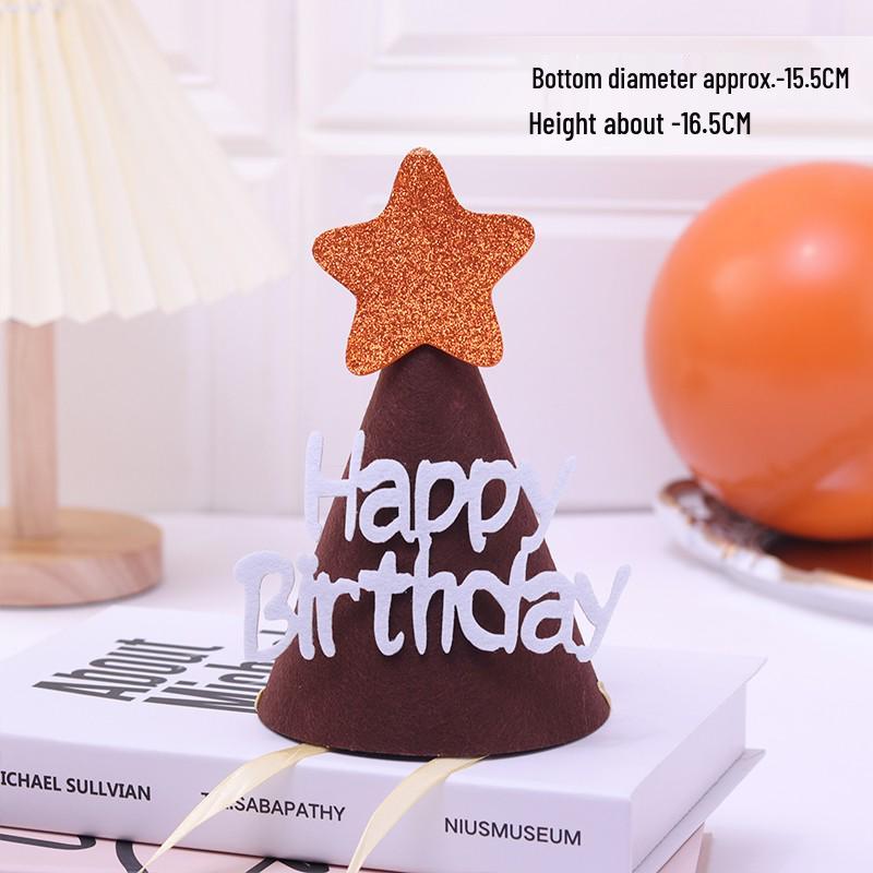 Korean Baby Bow Birthday Hat for 1-Year-Olds - Cake Decoration Accessory