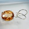 Certified 16.70 Ct Natural Yellow Citrine Oval Cut Premium Pendant Gemstone