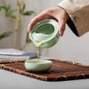 Green Ceramic 3D Carp Gaiwan Tea Set Tea Cup and Saucer Set Chinese Pot Cups and Mugs Teacups Coffeeware Teaware Teeware Teware