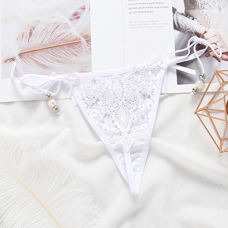 Erotyczne majtki Najnowsze seksowne damskie stringi Hollow haftowane stringi z niskim stanem stringi damskie seksowna bielizna majtki duży rozmiar