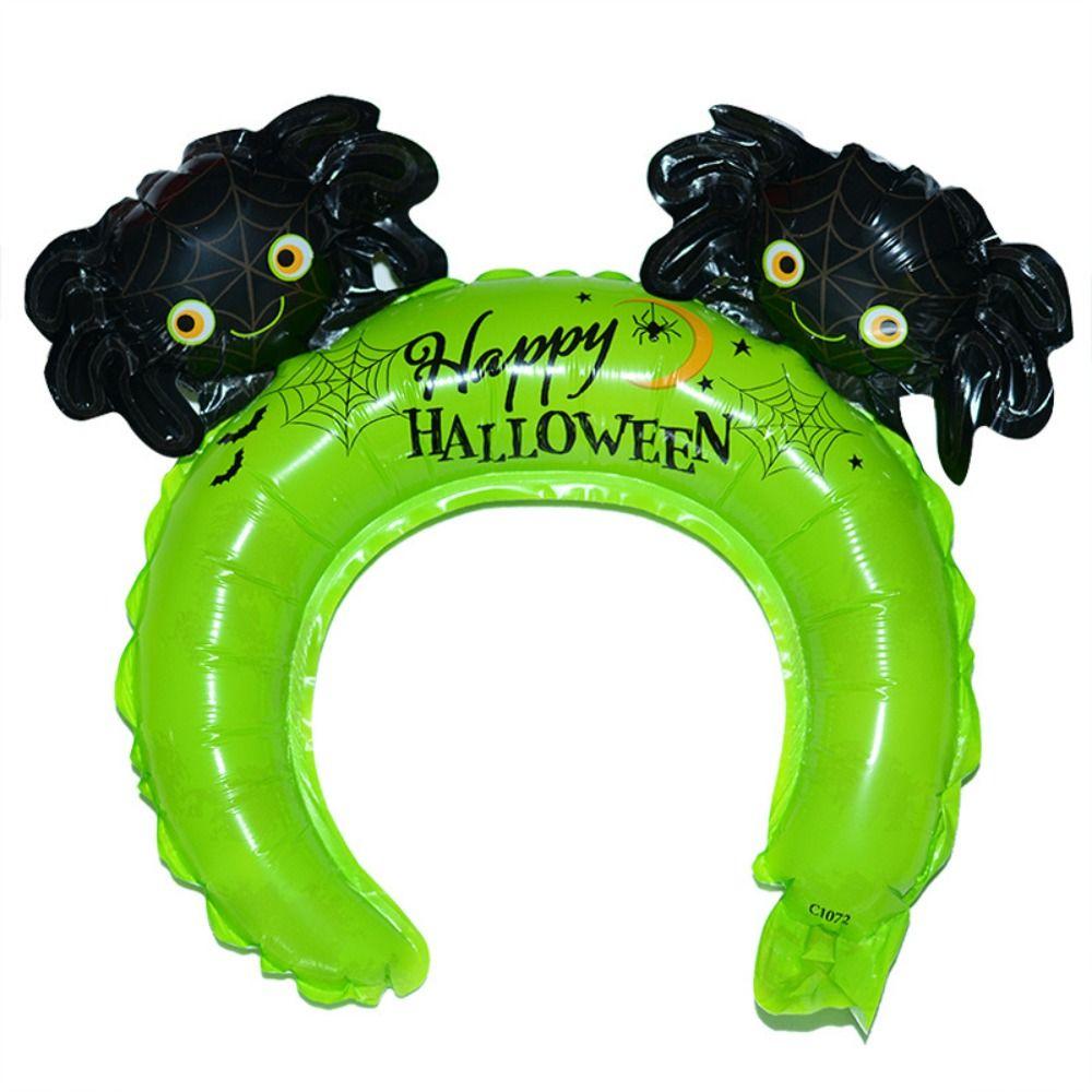 

Повязка на голову на Хэллоуин Воздушный шар из мультфильма Алюминиевая пленка Воздушный шар Паук Призрак Украшение для волос Воздушный шар Товары для вечеринок