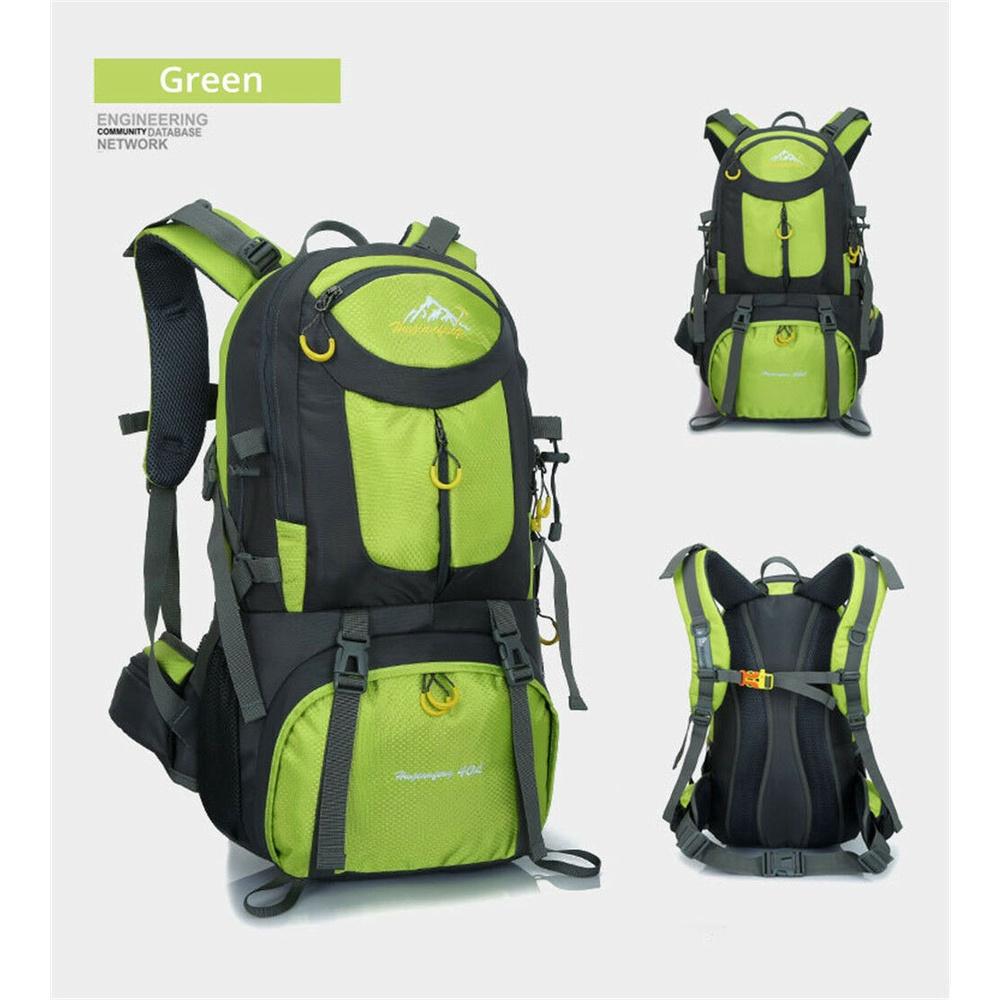 Hexagonal Nylon Backpack For Camping Climbing And Trekking 40l/50l/60l