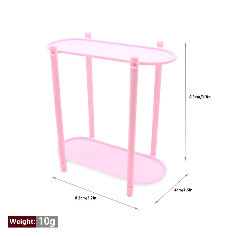 1/12 Dollhouse Mini Succulent Plant Storage Rack Display Storage Shelf Modern Style Doll House Furniture Ornaments Toys