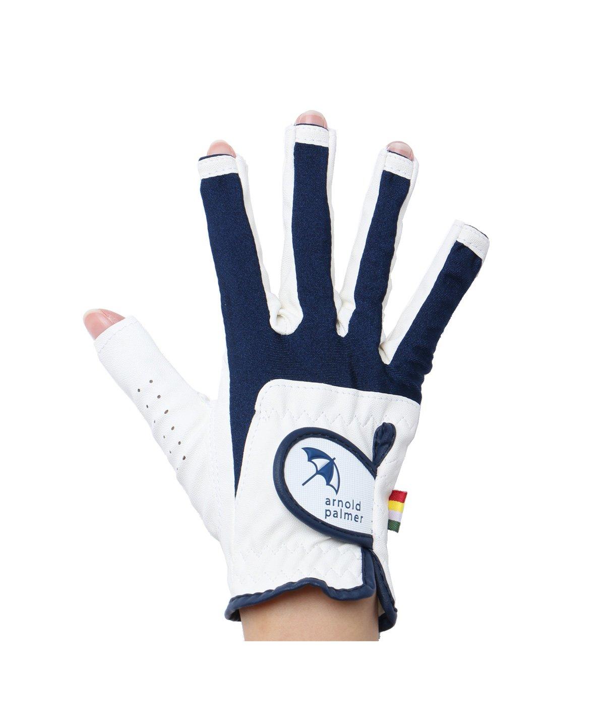 

Arnold Palmer Golf Nail Women s Right-Handed Glove, Polish, APG-03HR, White/Natural