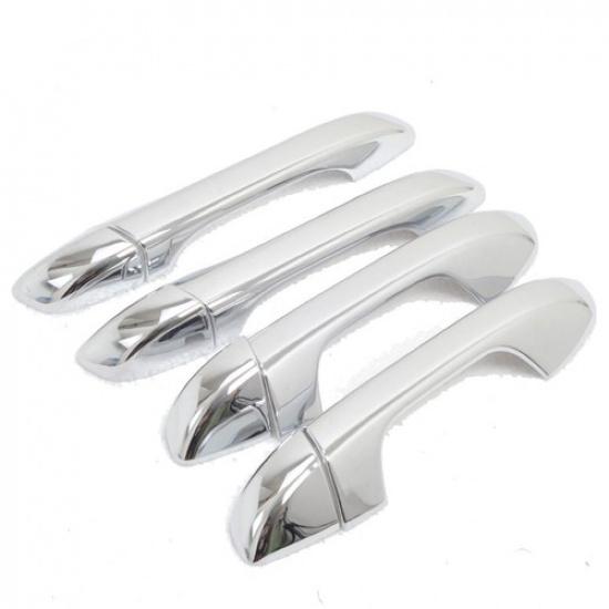 For Kia Sportage 2017-2019 Chrome Side Door Handle Cover Trim Moulding Bezel