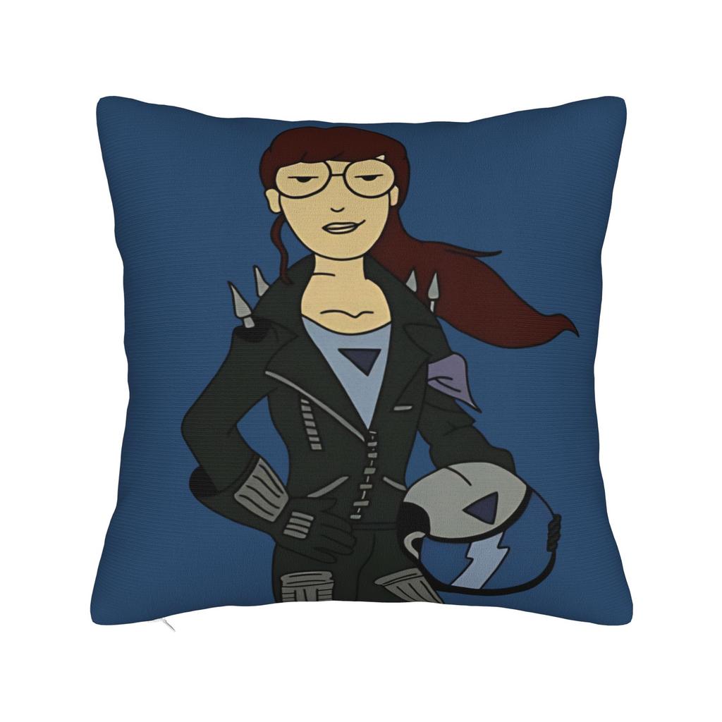 Sick Sad World Pastel Darias 90s MTV Beavis Square Pillow Case  Cushion Covers Customized Decor Pillowcase for Sofa 45x45cm