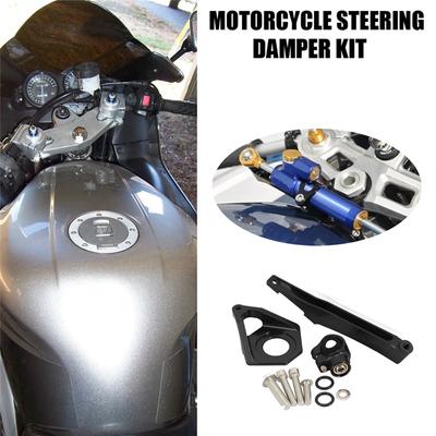 Motorcycle Steering Stabilizer Damper Mounting Bracket Kit For  YZF-R6 YZF600 2003 2004 2005