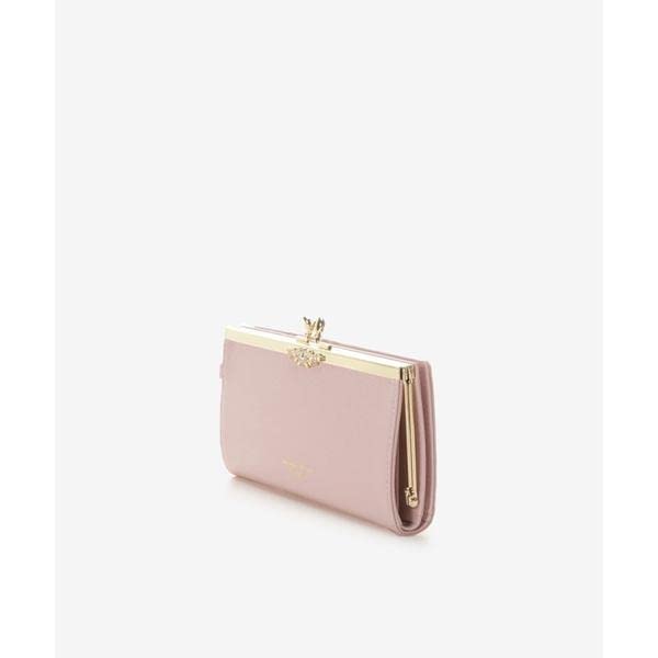 Thavasa Petit Billfold Flower Motif Long Wallet Pink [Samantha Choice] Women's