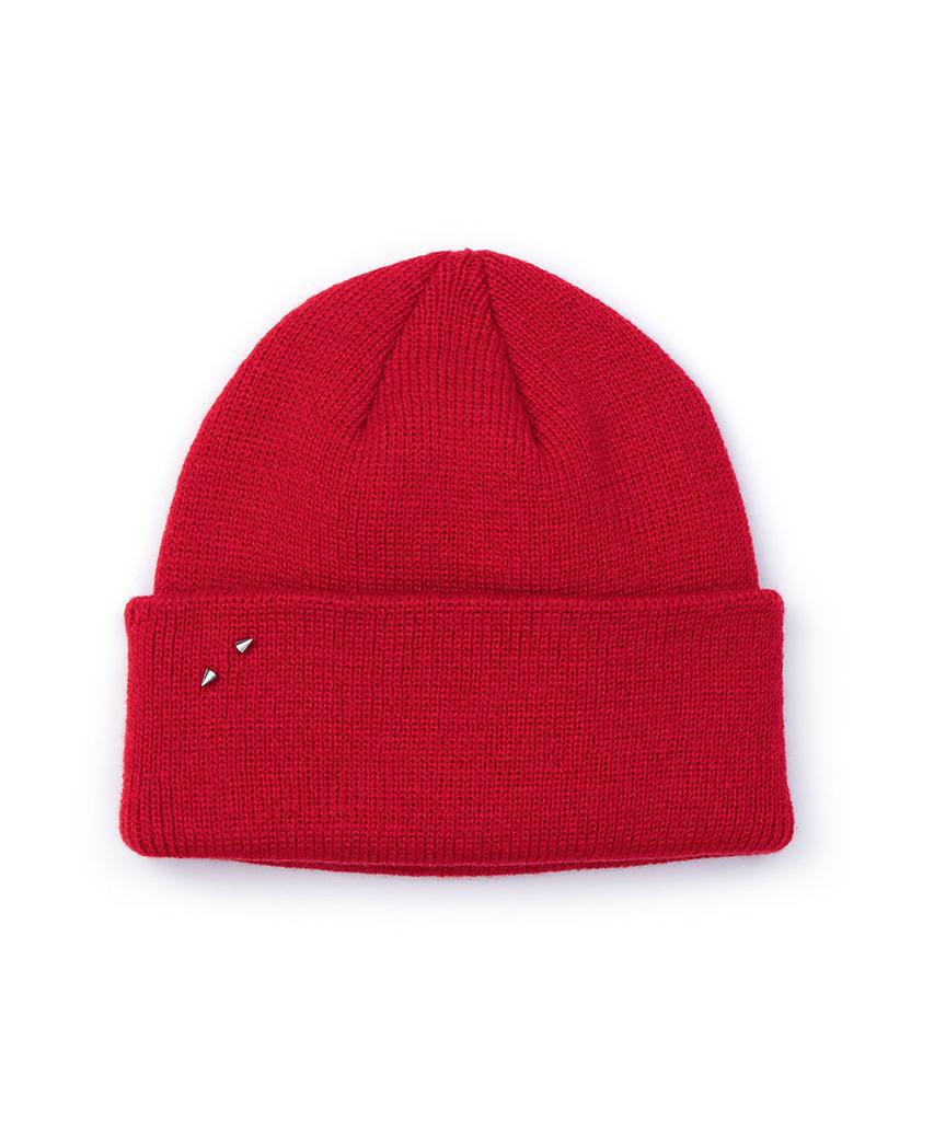 BLACKBLOND Bibbidi Cone Piercing Beanie (Red)
