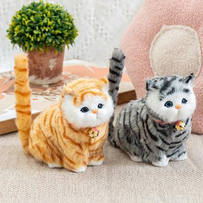 1 Τεμάχιο Παιδικά Δώρα Προσομοίωση Μίνι Παιχνίδι Γάτας Χαριτωμένη Υφασμάτινη Πατούσα Βελούδινες Γάτες Με Ήχο Δημιουργικά Διακοσμητικά Γάτας Απομίμησης Διακόσμηση Σπιτιού