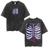 2026 Anime Attack on Titan Washed T-shirt Mikasa Ackerman Eren Jaeger Wings of Freedom Graphic Logo Tee Fashion T Shirts Summer