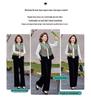 Elegant Spring/Autumn Three-Piece Set: Stylish Chinese-Style Vest & Top for Middle-Aged Women
