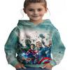 Boys and Girls 3D Printed Sports Fashion Hoodie Casual Fashion Comfortable Hoodie