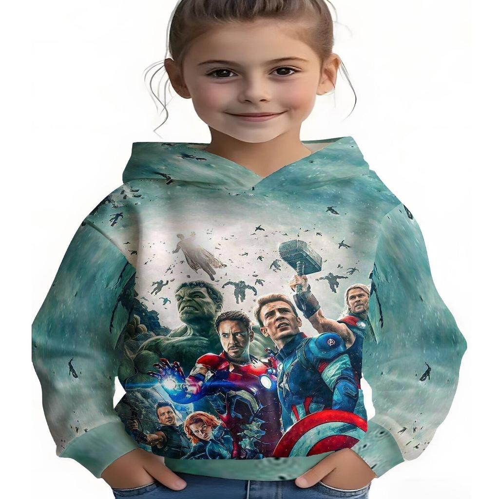 Boys and Girls 3D Printed Sports Fashion Hoodie Casual Fashion Comfortable Hoodie