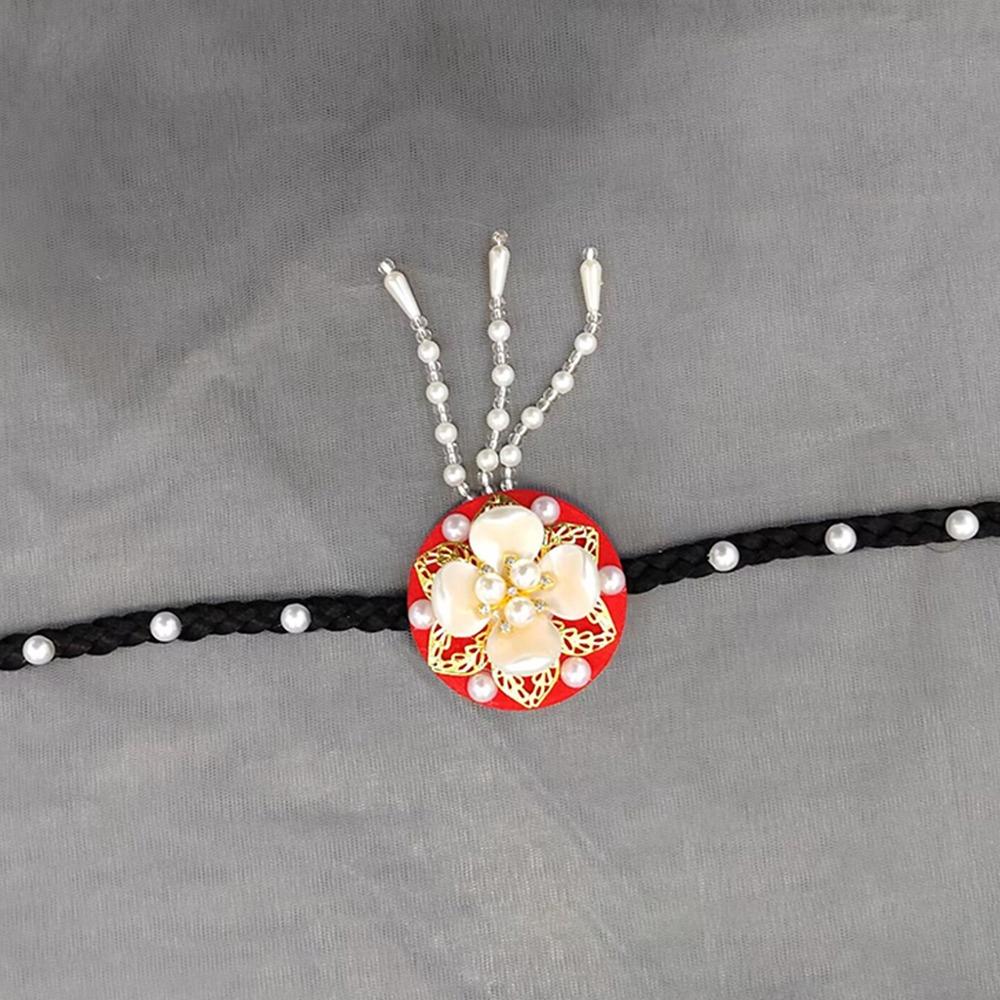 Elegant Hanbok Headwear Charm Hairpiece Headdress Korean Traditional Headband for Classical Dance