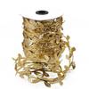 Polyester Leaf Lace for DIY Clothing, Jewelry, Wreath, and Rattan Bag Decorations