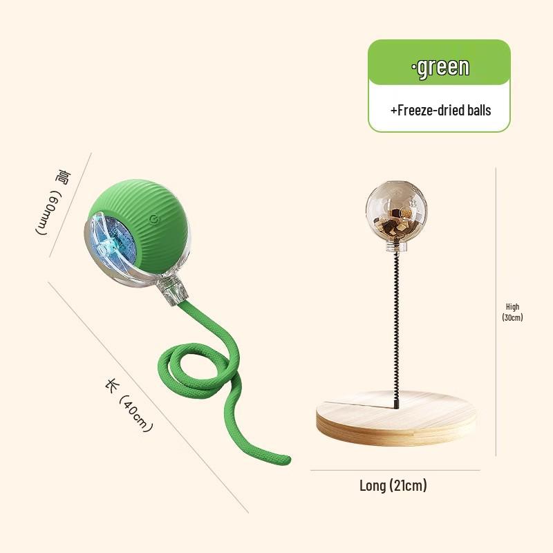 Smart Cat Ball: Automatic Self-Entertaining Rolling Toy for Kittens