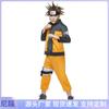 Kostium Cosplay Naruto Uzumaki na Halloween z Opaską Anime Strój do Odgrywania Roli Ninja