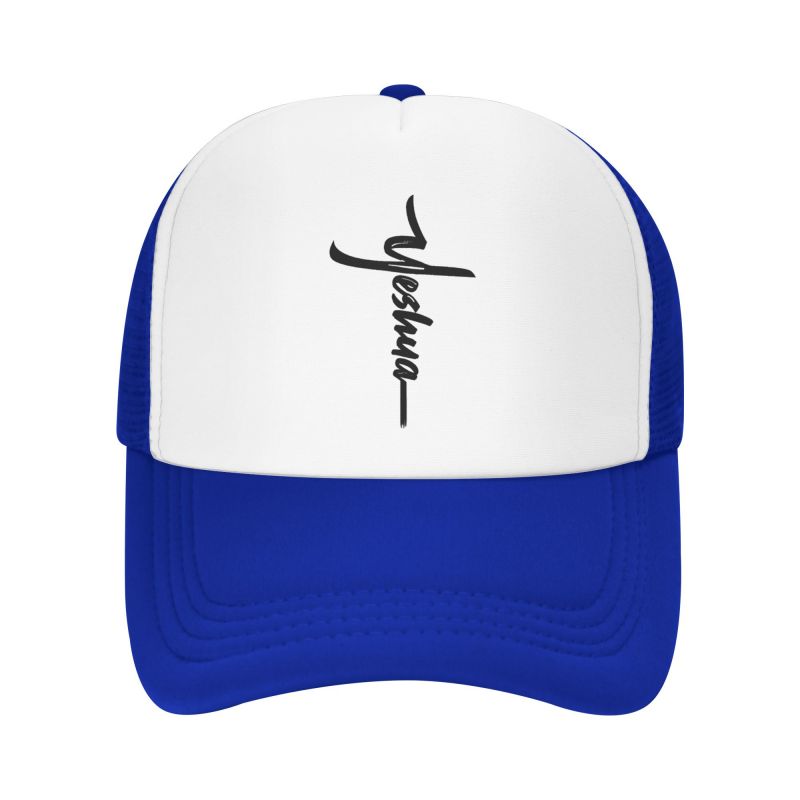 Yeshua Jesus Christliche Mesh-Baseballkappe für Herren Damen Unisex Verstellbare Snapback-Kappen Sommer Lässig Atmungsaktive Sonnenhüte
