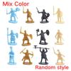 24/50pcs Historical Medieval Knight Soldier Models, Assorted Color Military Collectibles for Diorama, Hobby Display YMY