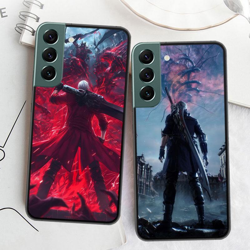 D-Devil May Cry DMC Phone Case For Samsung A15 A25 A35 A55 Galaxy A12 A22 A32 A52 A72 A54 A34 A24 A14 A53 A33 A23 A13 A73 A42 5G