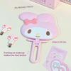 Sanrio My Melody Handheld Makeup Mirror Cute Desktop Foldable Cosmetics Mirror Toys Girls Gift