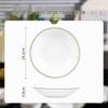 Wuhe Elegant Green Ceramic Round Plate
