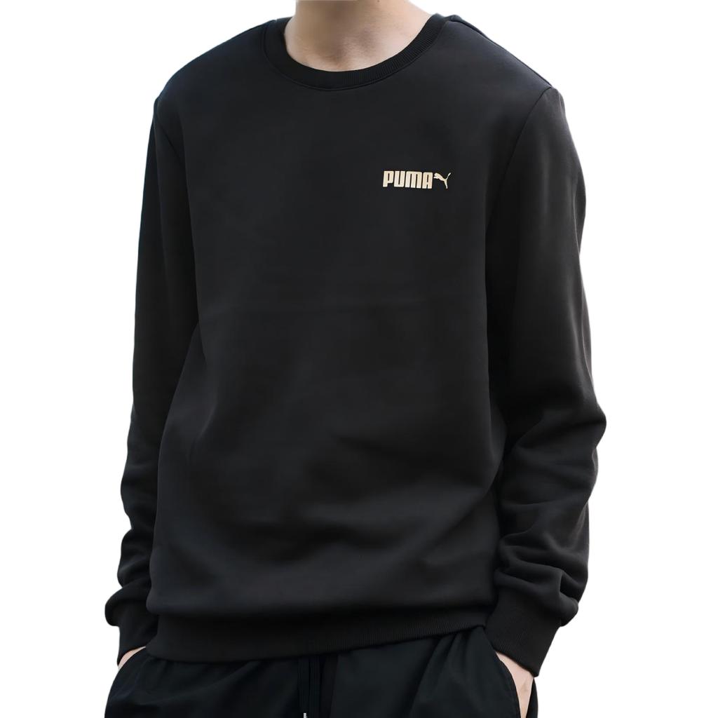 Puma Moletom de Tricô com Gola Redonda Moda Esportiva Manga Longa Unissex FW25 693711-01