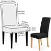 Household Stretch Chair Covers Washable Jacquard Corn Kernel Fabric Slipcovers Removable Seat Protectors For Living Room Chairs