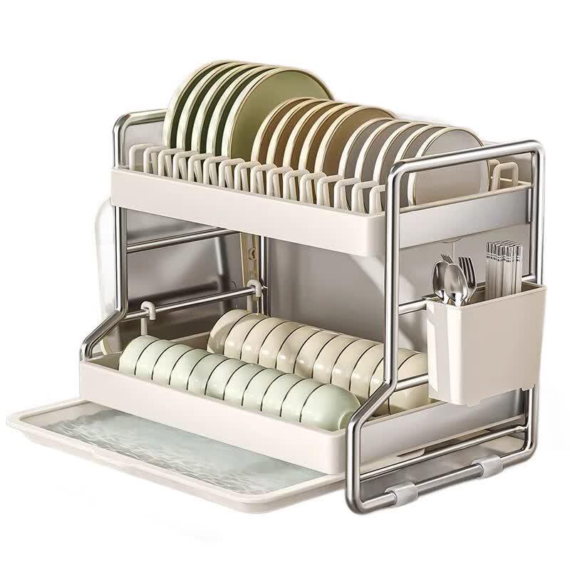 Cmaos 3-Tier Countertop Kitchen Dish Drying Rack
