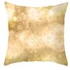 New Christmas Golden Snowflake Peach Leather Velvet Pillowcase Home Sofa Pillow Cushion Cover