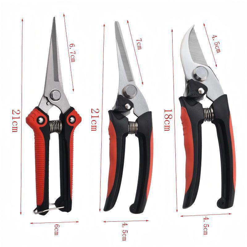 Customized Stainless Steel Pruning and Grapes Shear Set - Includes Garden Tools and Fruit Picking Scissors.