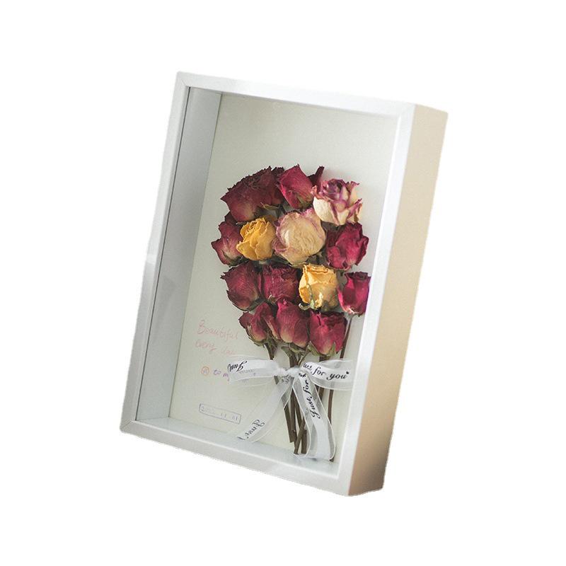 7-Inch 3D Glass Specimen Frame for DIY Dried Flowers, Insect Models, and Photos