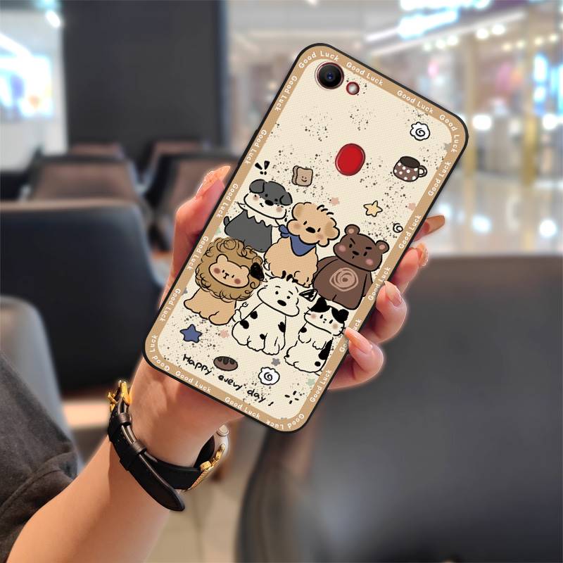 Anti-dust Cartoon Phone Case For OPPO F7 Graffiti Soft Case Silicone Protective Dirt-resistant Anti-knock Full Wrap TPU