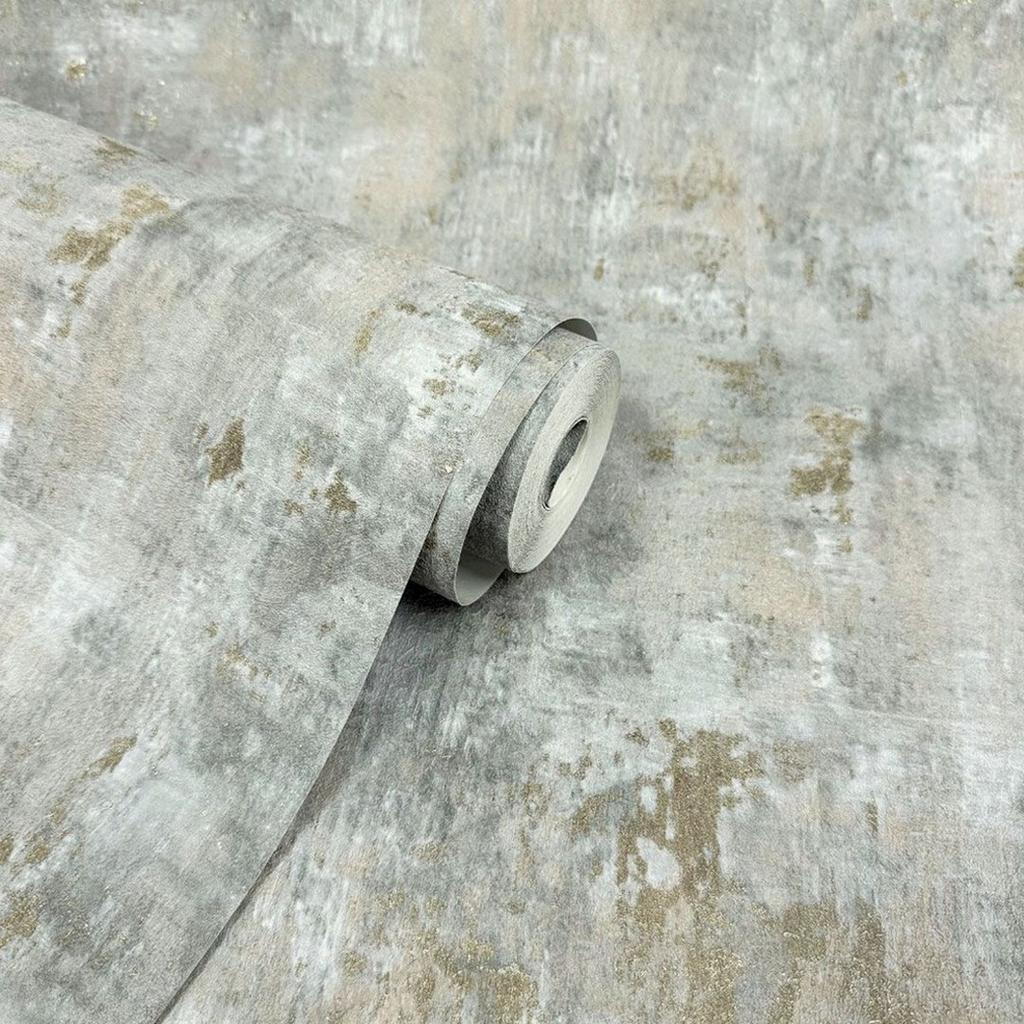 World of Wallpaper Soho Concrete Vinyl Textured Wallpaper