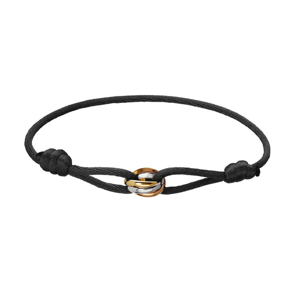 Cartier Trinity Collection Dynamic Three Rings Bracelet Unisex Bracelet 18K-Gold 18K-White-Gold 18K-Rose-Gold B6016700