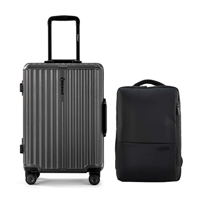 Diplomat Business Commuter Luggage & Backpack Set 20 Inch