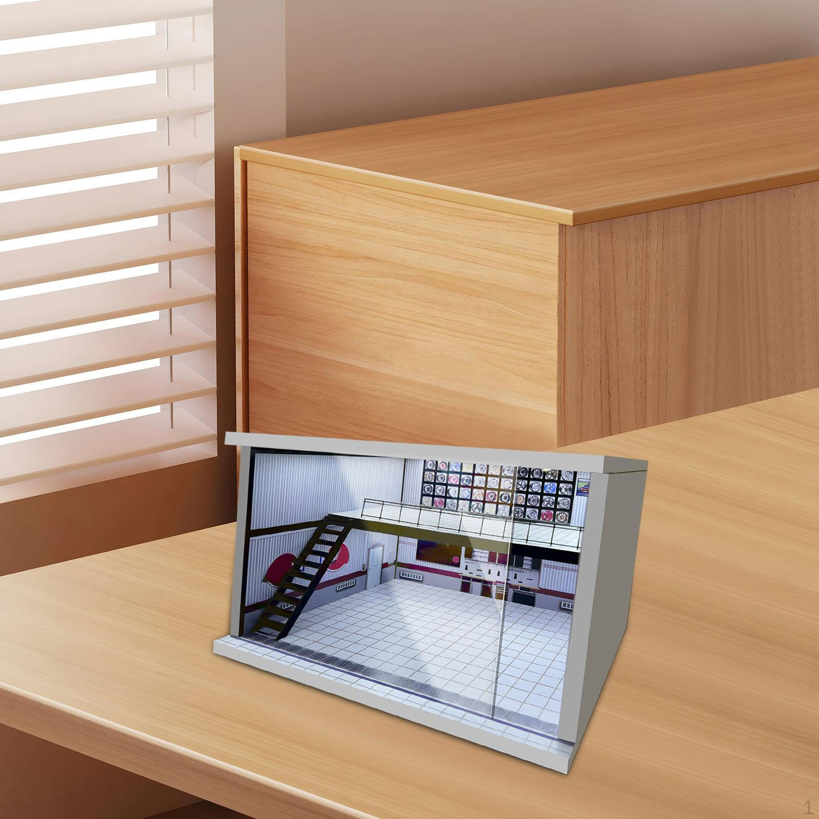 

1/64 1/36 1/32 Модель Гараж Витрина Парковочное Место для Коллекции Диорама C